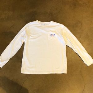 Southern Tide White Long-sleeve t shirt